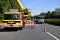 LKW in Boeschung A 3 Rich Frankfurt Hoehe Roesrath Lohmar P061